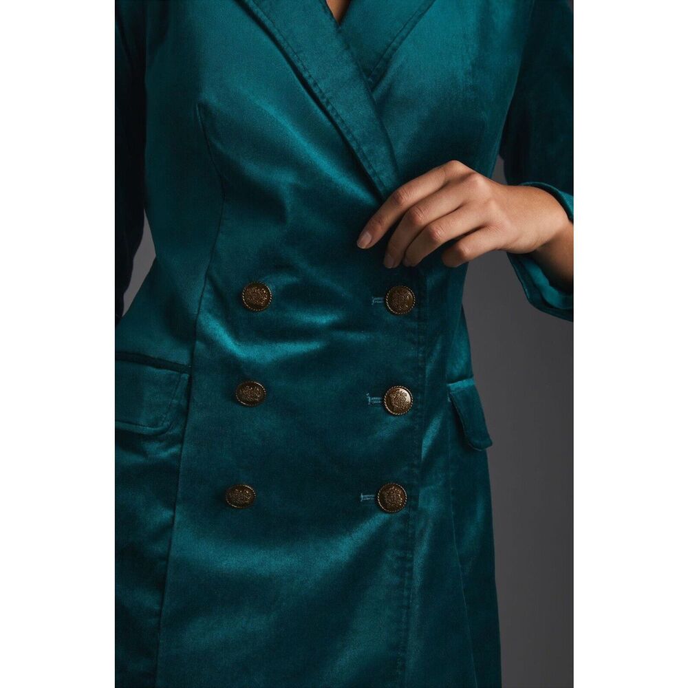 Anthropologie Maeve Velvet Blazer Dress $220 - Picture 6 of 13